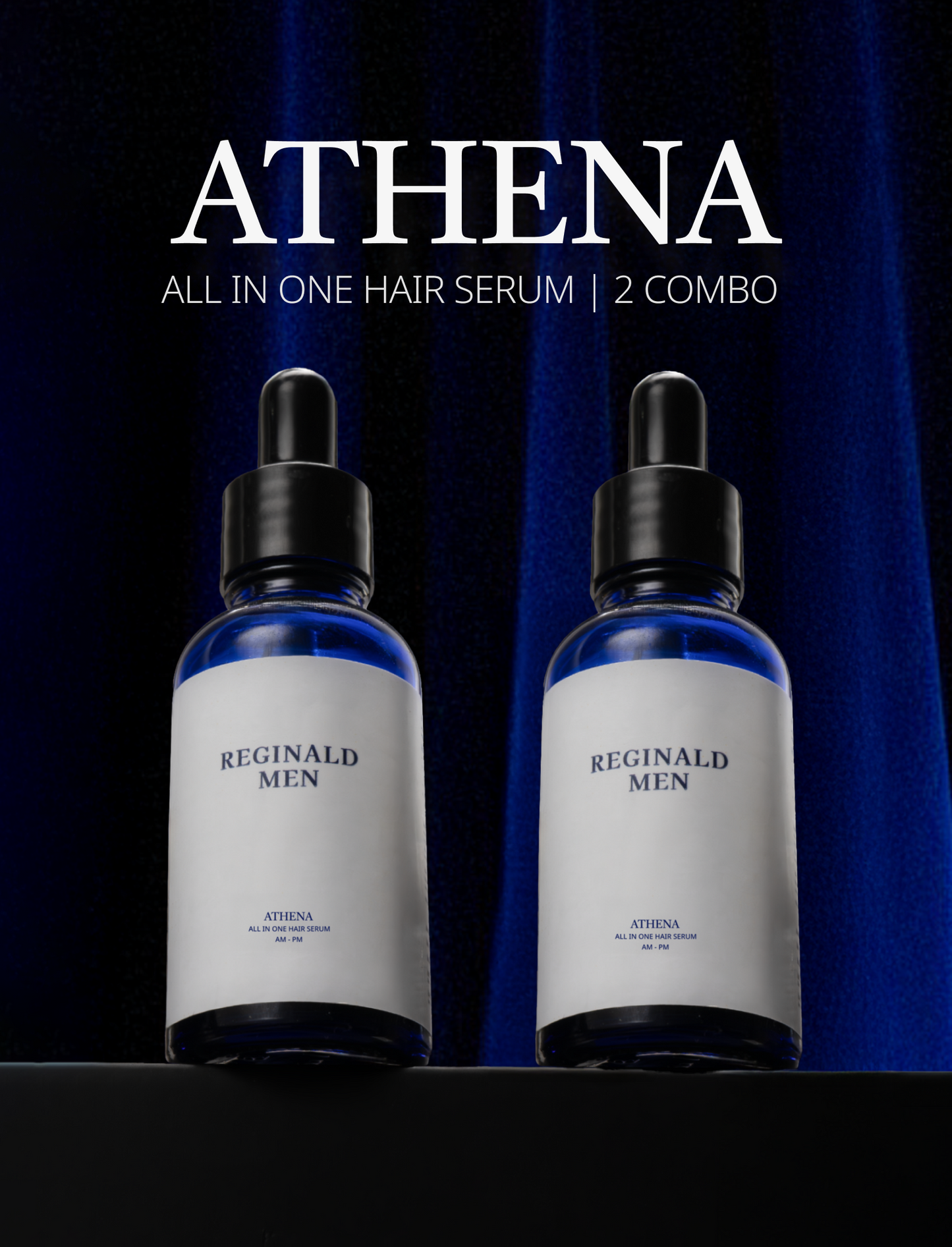 Athena All-in-One Hair Growth Serum with 2% Redensyl & 2% Anagain – 30ml (Pack of 2)
