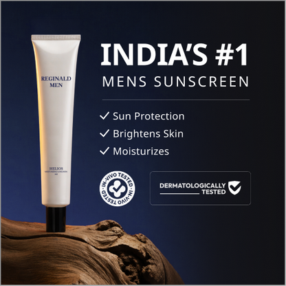 Helios 3-in-1 Brightening Sunscreen With 0.1% Resorcinol & Glabridin | SPF 50+ & PA++++ | In-Vivo Tested – 50g