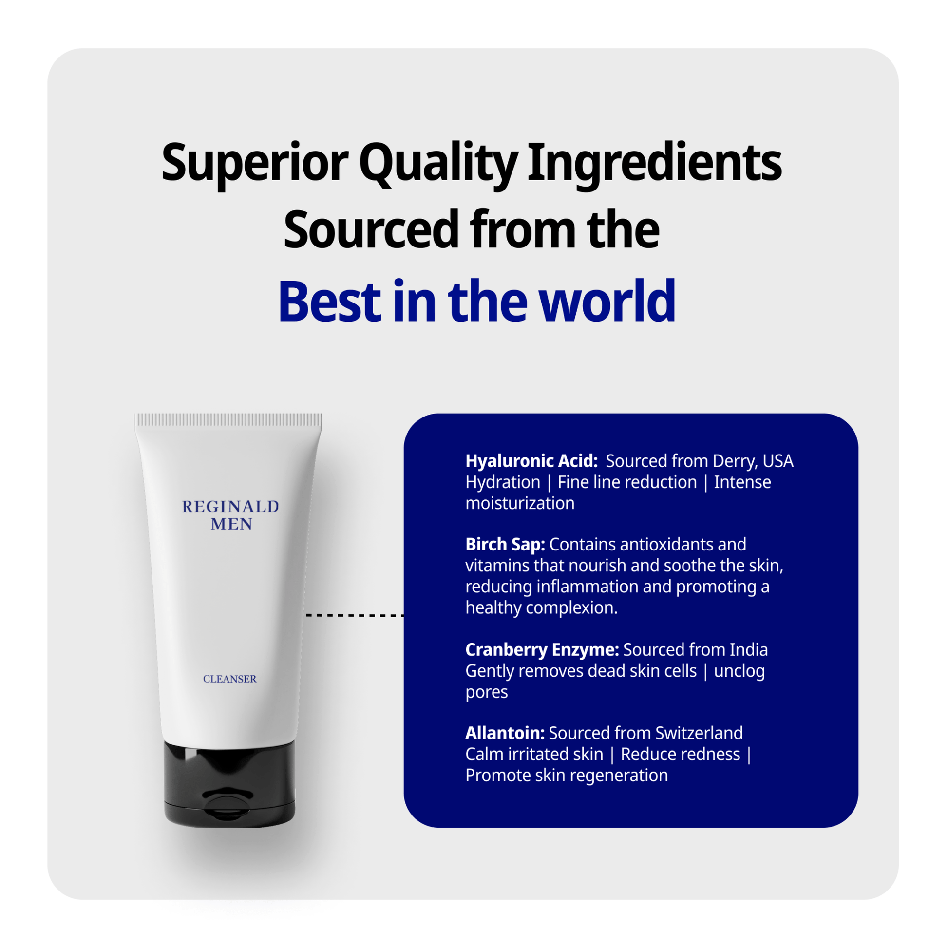 Apollo - Hydrating Face & Beard Wash - Reginald Men